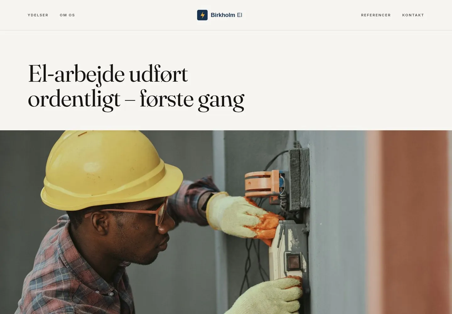 Designretningen Premium: Stille luksus. Store billeder og meget luft – arbejdet taler for sig selv.